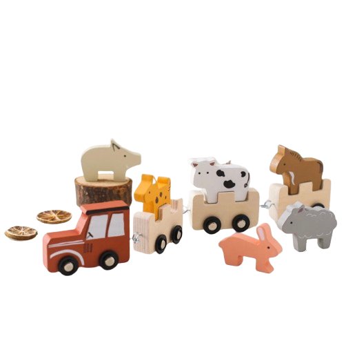 Baby Animal Train Toy - First Memory