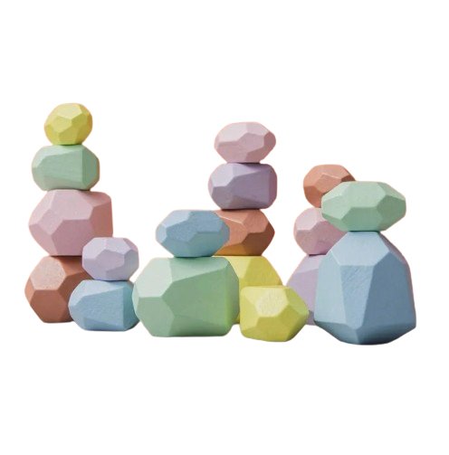Baby Wooden Balancing Stones - First Memory