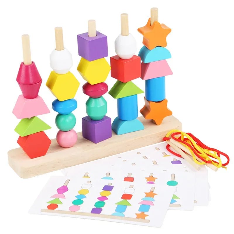 Montessori Wooden Block Pairing Toy - First Memory